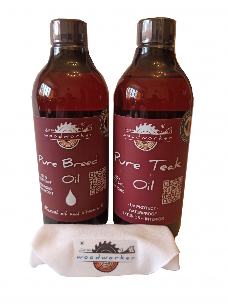 Dual Pack Pure Breed Oil, Pure Teak Oil [1]