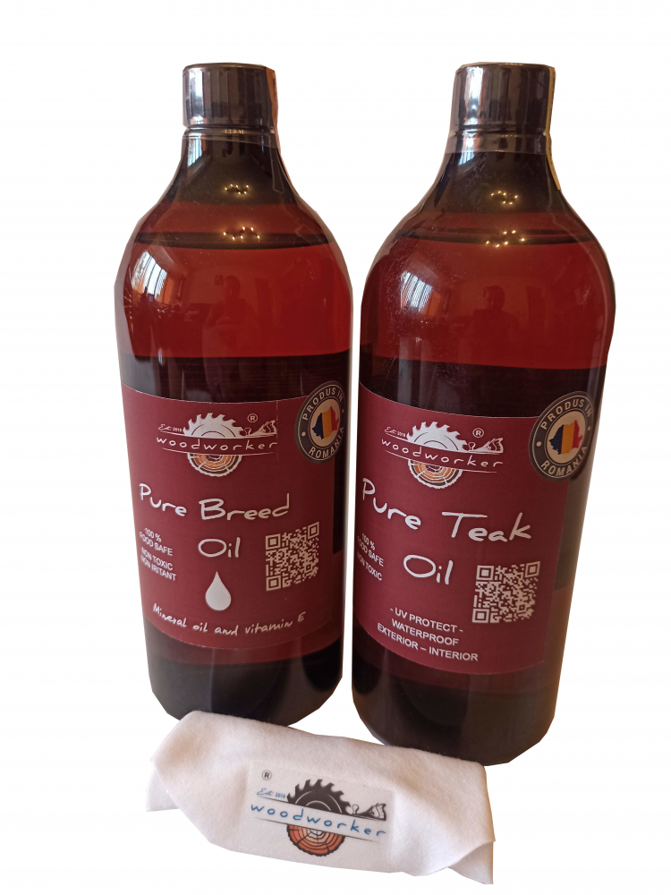 Dual Pack Pure Breed Oil, Pure Teak Oil [1]