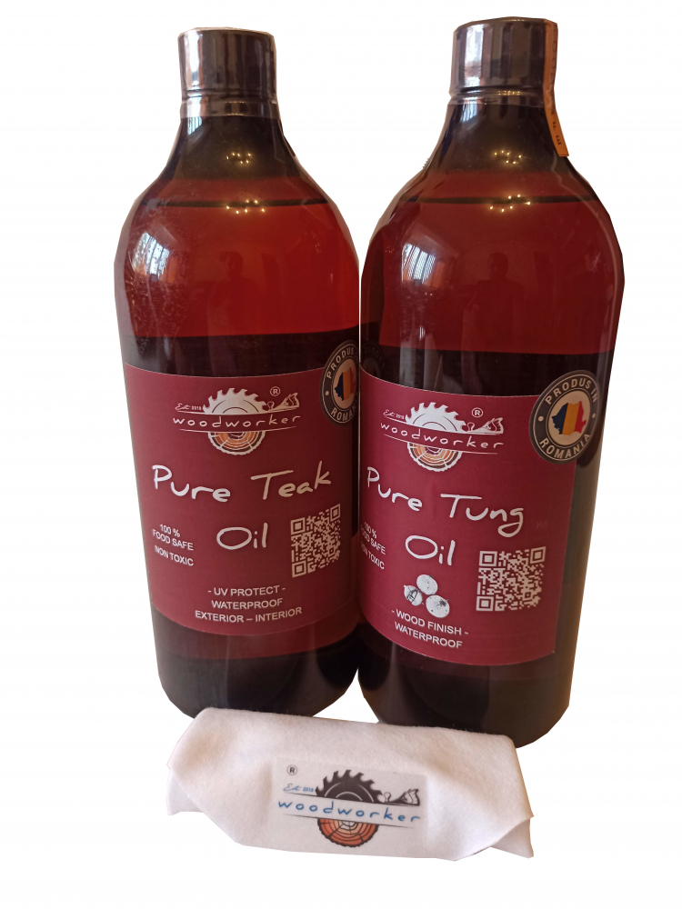 Dual Pack  Pure Tung Oil, Pure Teak Oil [1]