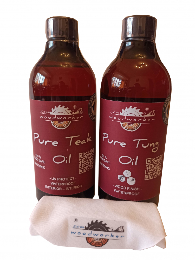 Dual Pack  Pure Tung Oil, Pure Teak Oil [1]