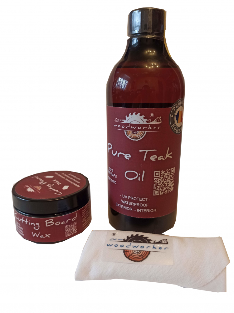 Mix’N Match Pure Teak Oil & Cutting Board Wax [1]