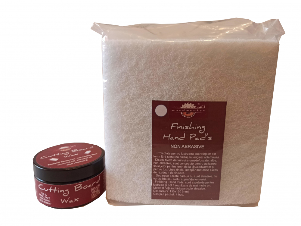 Prep'N'Shine-Cutting Board Wax & Hand Pad’s Non Abrasive [1]