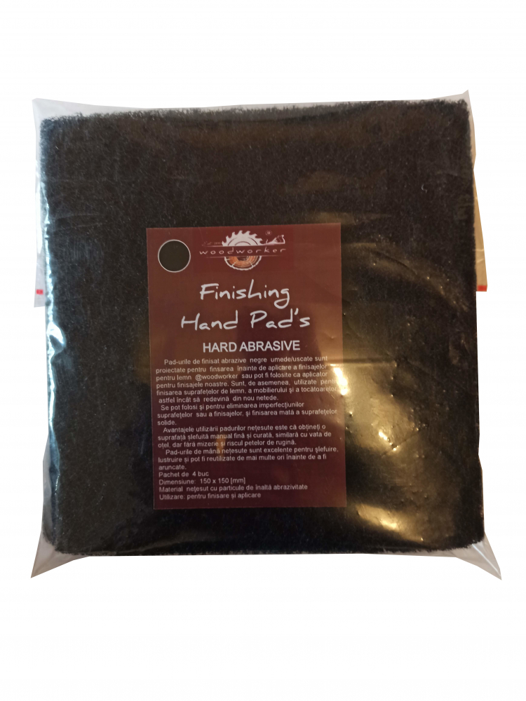 Prep’N'Shine-Pure Breed Oil & Hand Pad’s Hard Abrasive negru [4]