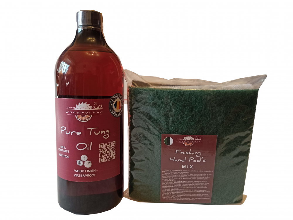 Prep’N'Shine-Pure Tung Oil & Hand Pad’s Mix Abrasive [1]