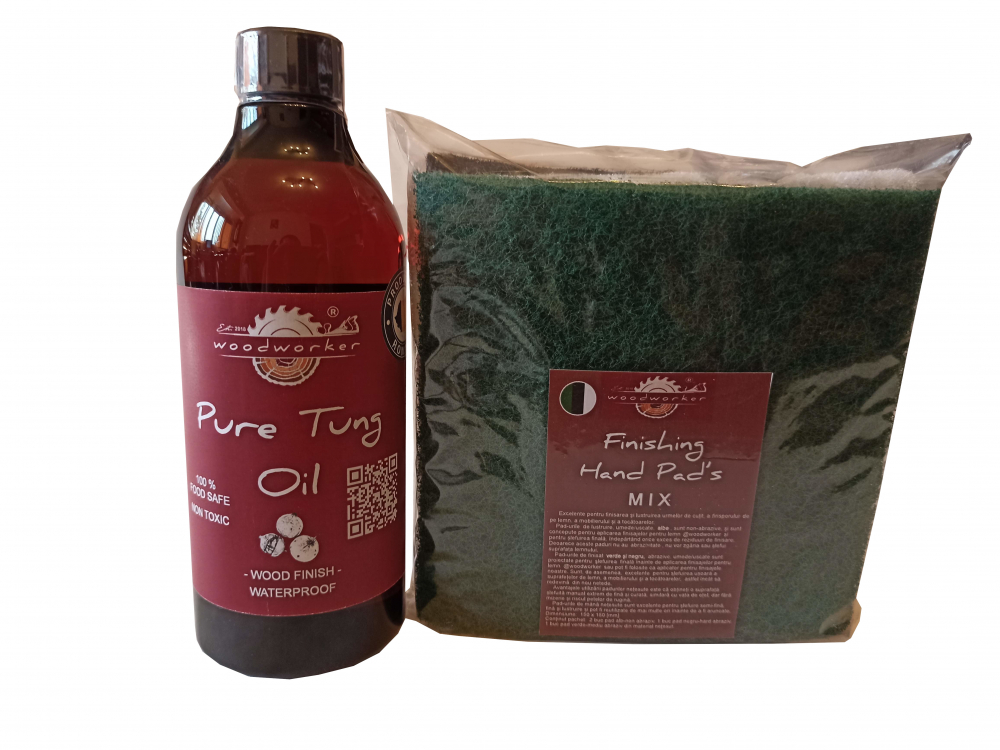 Prep’N'Shine-Pure Tung Oil & Hand Pad’s Mix Abrasive [1]