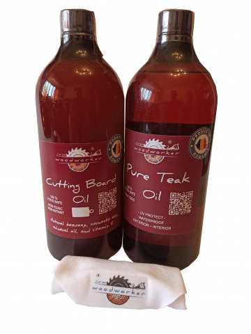 Dual Pack - Dual Pack Pure Teak Oil, Cutting Board Oil