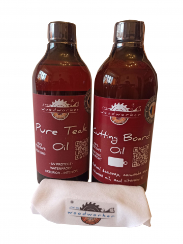 Dual Pack - Dual Pack Pure Teak Oil, Cutting Board Oil