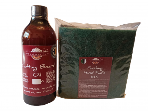 Prep'N'Shine - Prep'N'Shine-Cutting Board Oil & Hand Pad’s Mix Abrasive