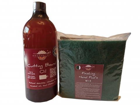 Prep'N'Shine - Prep'N'Shine-Cutting Board Oil & Hand Pad’s Mix Abrasive