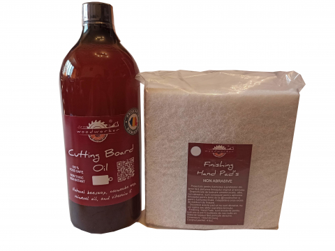 Prep'N'Shine - Prep'N'Shine-Cutting Board Oil & Hand Pad’s Non Abrasive