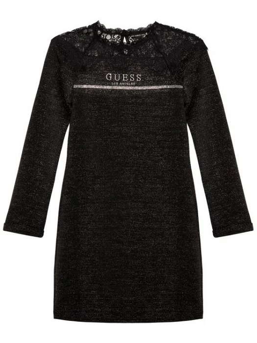 Rochie Guess , neagră cu sclipici [1]