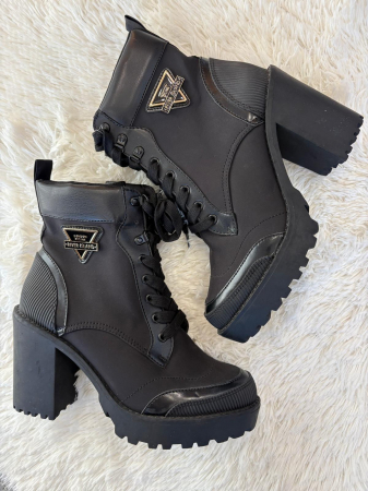 ÎNCĂLȚĂMINTE - Botine negre, River Island