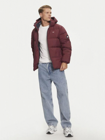 Barbati - Geacă Tommy Jeans,  burgundi