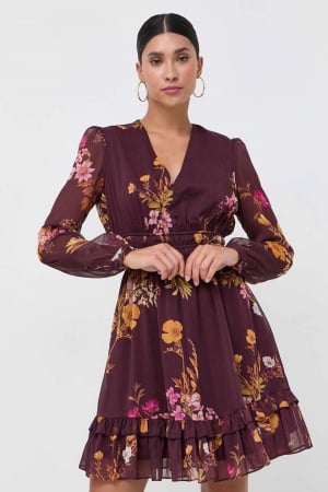 Rochii - Rochie Guess, Bordo