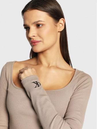 Rochie tricot Calvin Klein, Bej [2]