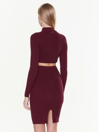 Rochie tricot Guess, Bordo [1]