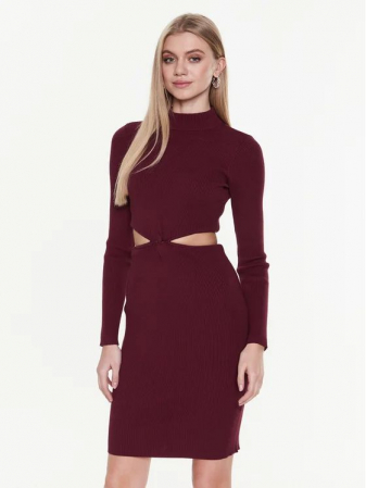 Rochii - Rochie tricot Guess, Bordo