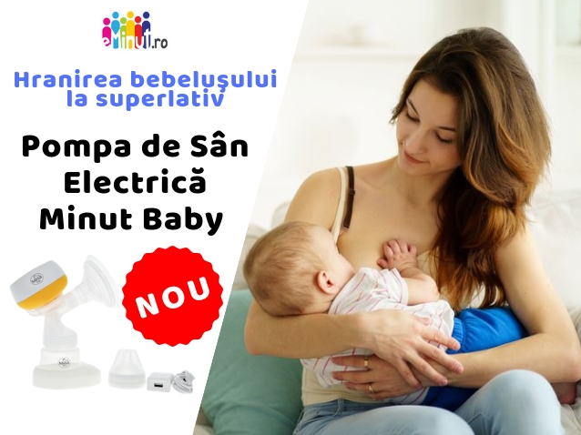 NOUA Pompa de San Electrica Minut Baby - Hranirea bebelusului la superlativ