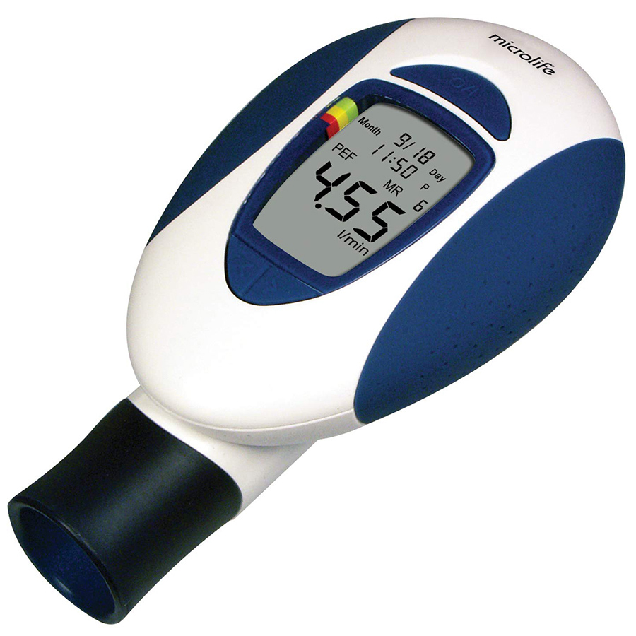 Microlife-PF100-PEF-FEV-Spirometru-digital-portabil-Dispozitiv-monitorizare-astm-detaliu