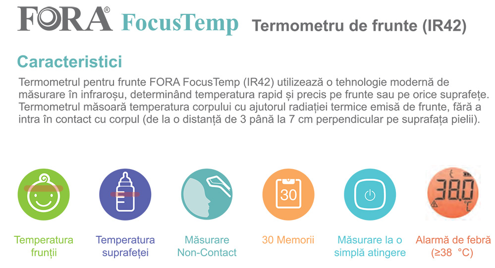 Termometru-non-contact-Fora-IR42-caracteristici