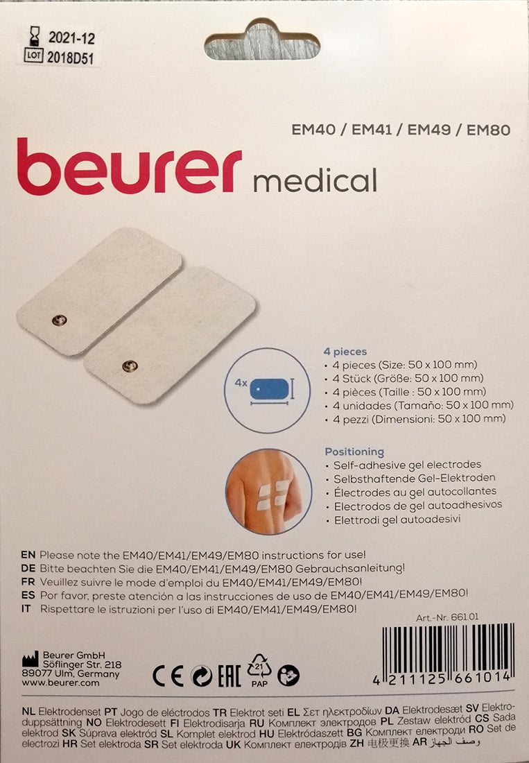 electrozi-paduri-Beurer-em80-em41-EM49-EM40-4buc-mari