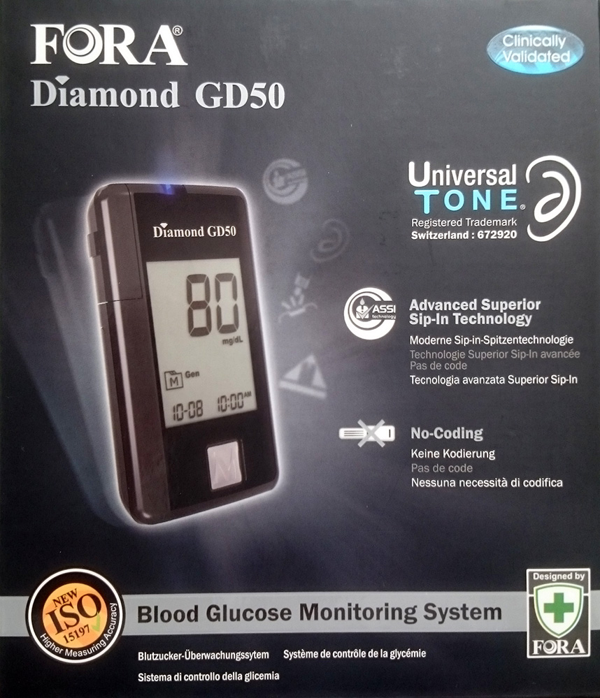 glucometru-Fora-Diamond-GD50-trusa