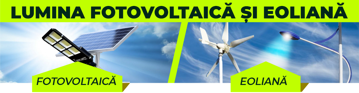 Lampa Fotovoltaica si Eoliana