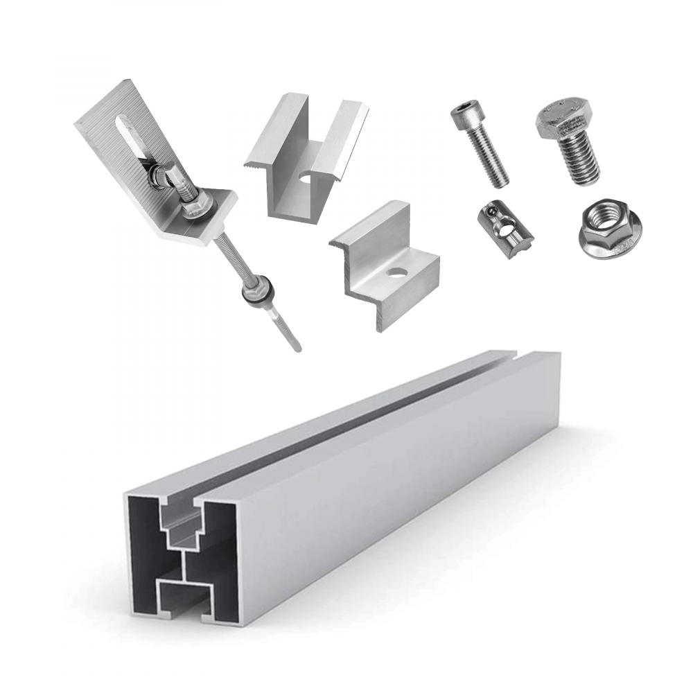 Kit Complet Sistem Fotovoltaic 3kW Hibrid monofazat, Optiune Montaj, Invertor INVT si 6 panouri fotovoltaice Austrian Solar, 550W [7]