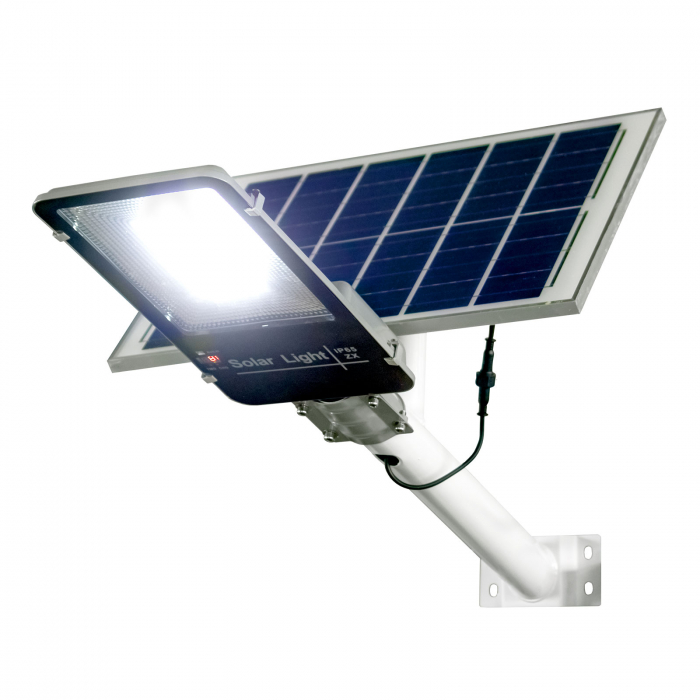 Lampa Led cu încărcare solară X-LED 150W, acumulator 24000mAh, protecție la umiditate IP65, incl. suport de fixare [3]