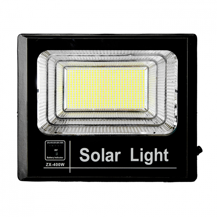 Proiector Led cu încărcare solară X-LED 400W, acumulator 48000mAh, protecție la umiditate IP65, incl. suport de fixare [3]