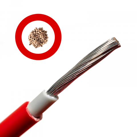 CABLURI SI CONECTORI - Cablu solar 6mm² – Rosu