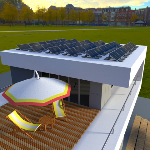 Kit Complet Sistem Fotovoltaic 100kW On-Grid trifazic, cu Montaj, Invertor INVT si 141 panouri fotovoltaice X-energy Longi 710 W [8]