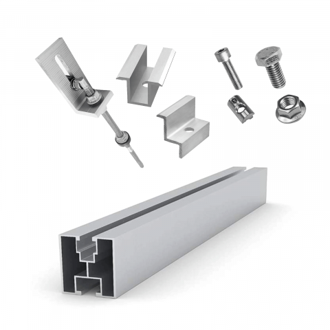 Kit Complet Sistem Fotovoltaic 4kW Hibrid monofazat, Optiune Montaj, Invertor INVT si 6 panouri fotovoltaice AustrianSolar 700W [6]