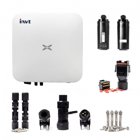Kit Complet Sistem Fotovoltaic 6kW On-Grid monofazat, Optiune Montaj, Invertor INVT si 9 panouri fotovoltaice  AustrianSolar 700W [3]