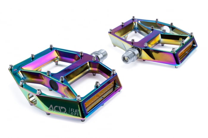 Pedale ACID Flat ALu Oil Slick pe rulmenti [2]