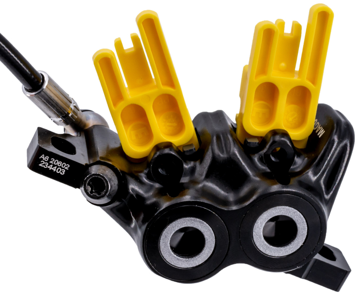 Set frane Magura MT5 HC 1 finger cu 4 pistoane + discuri 203mm + adaptor [2]