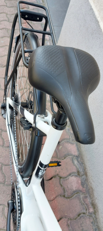 Bicicleta Electrica Sprint E-Trekking Faster Plus Lady 28 Alb Lucios - 533mm [3]