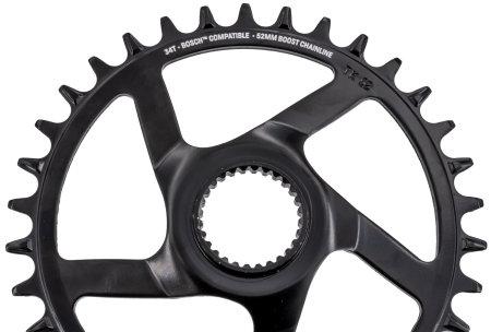 Foaie angrenaj pedalier E-bike 52mm Bosch SX/CX Gen4 34 [1]