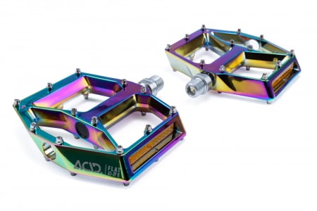Pedale ACID Flat ALu Oil Slick pe rulmenti [1]
