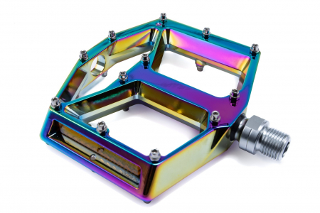 Pedale - Pedale ACID Flat ALu Oil Slick pe rulmenti