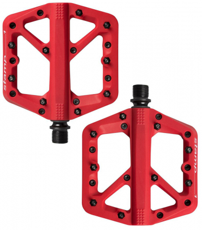 Pedale - Pedale CrankBrothers Stamp 1 Platform Small rosu