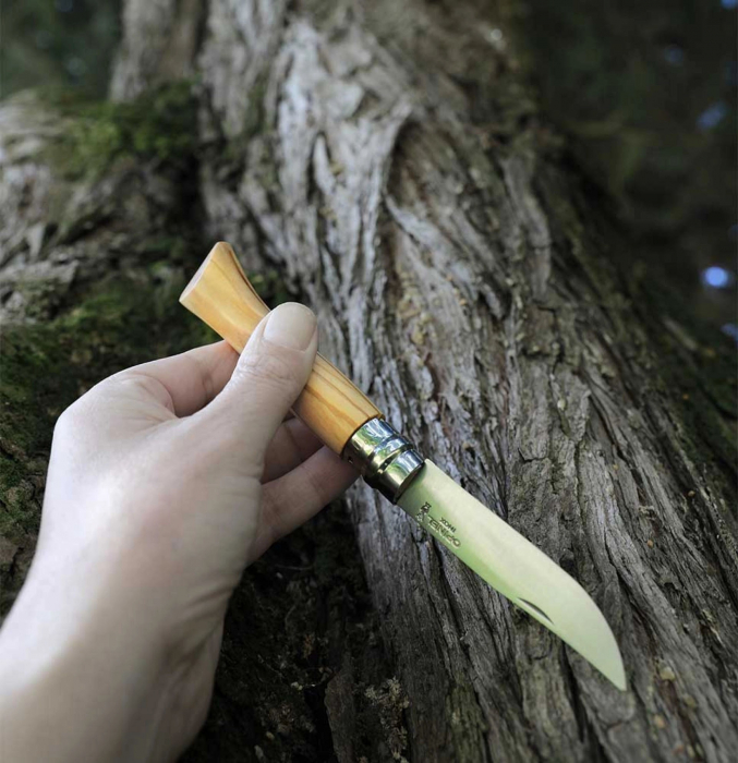 Cutit De Buzunar Opinel N°09, Inox, 9cm, "Tradition Luxe", Olive [2]