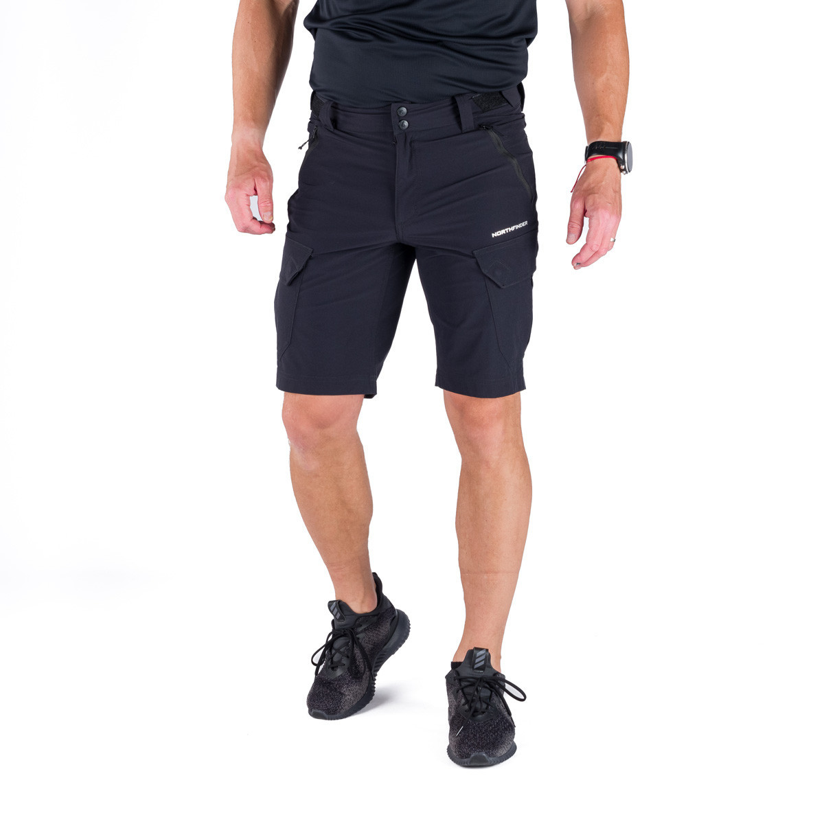 Northfinder Pantaloni Scurti Cargo Trekking Anthon Black [3]