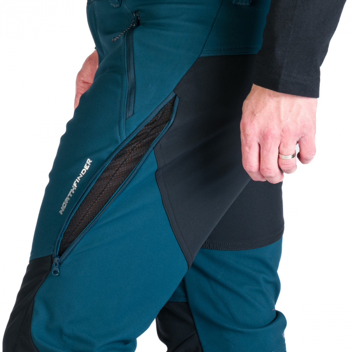 Northfinder Pantaloni Softshell 3L 10K/10K Marcello Blue/Black [6]