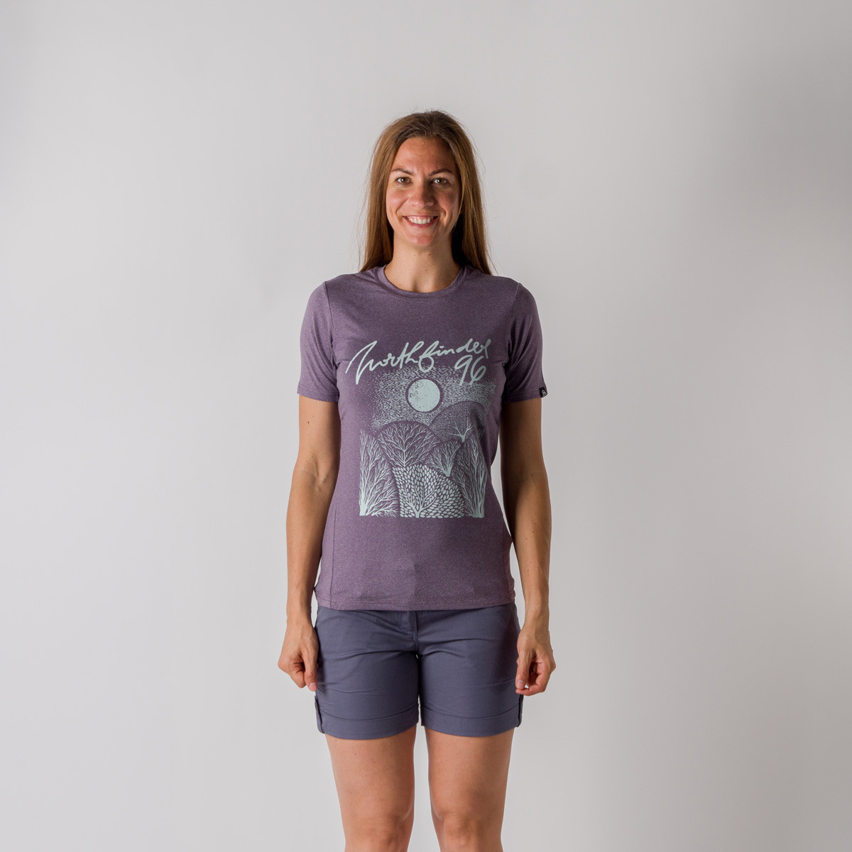 Northfinder Tricou Cu Uscare Rapida Jayleen Purple [2]