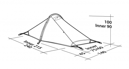 Cort 1 Persoana Robens Starlight 1 [3]