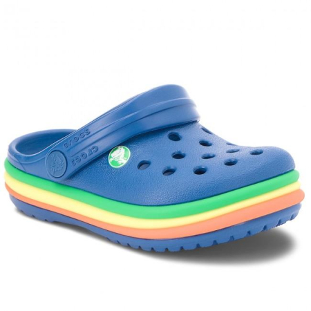 Incaltaminte - Crocs Copii Rainbow Band Blue Jean