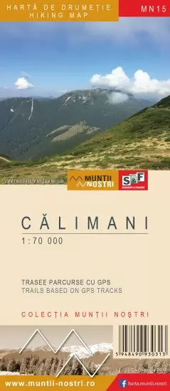 Camping - Harta de drumetie Muntii Calimani Mn15