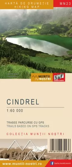 Camping - Harta de drumetie Muntii Cindrel MN23
