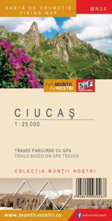 Camping - Harta de drumetie Muntii Ciucas MN04